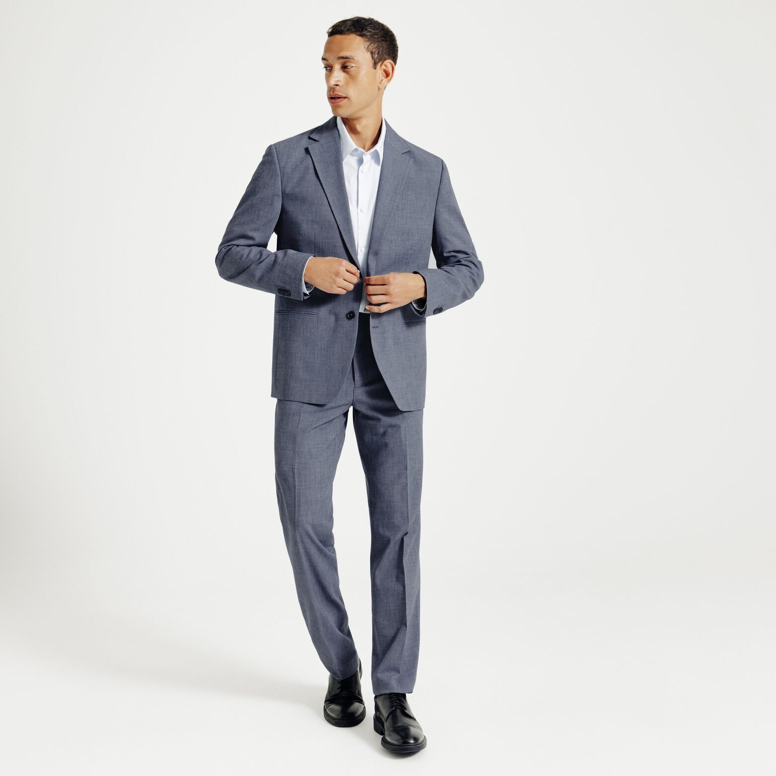 Tweekleurig comfort fit kostuumvest