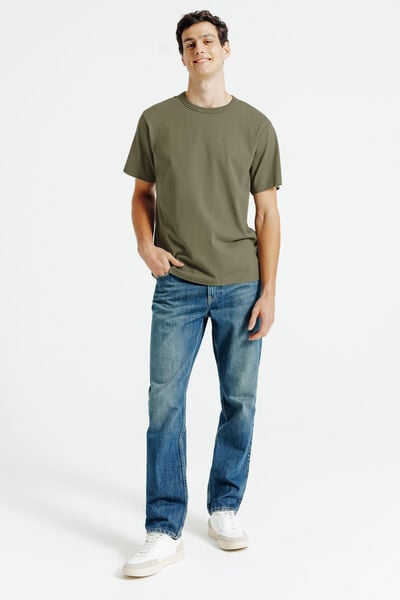 Relax fit t-shirt in katoen