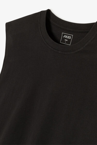 D&eacute;bardeur uni en coton