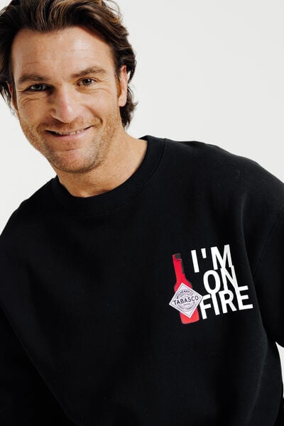 Sweat col rond licence Tabasco