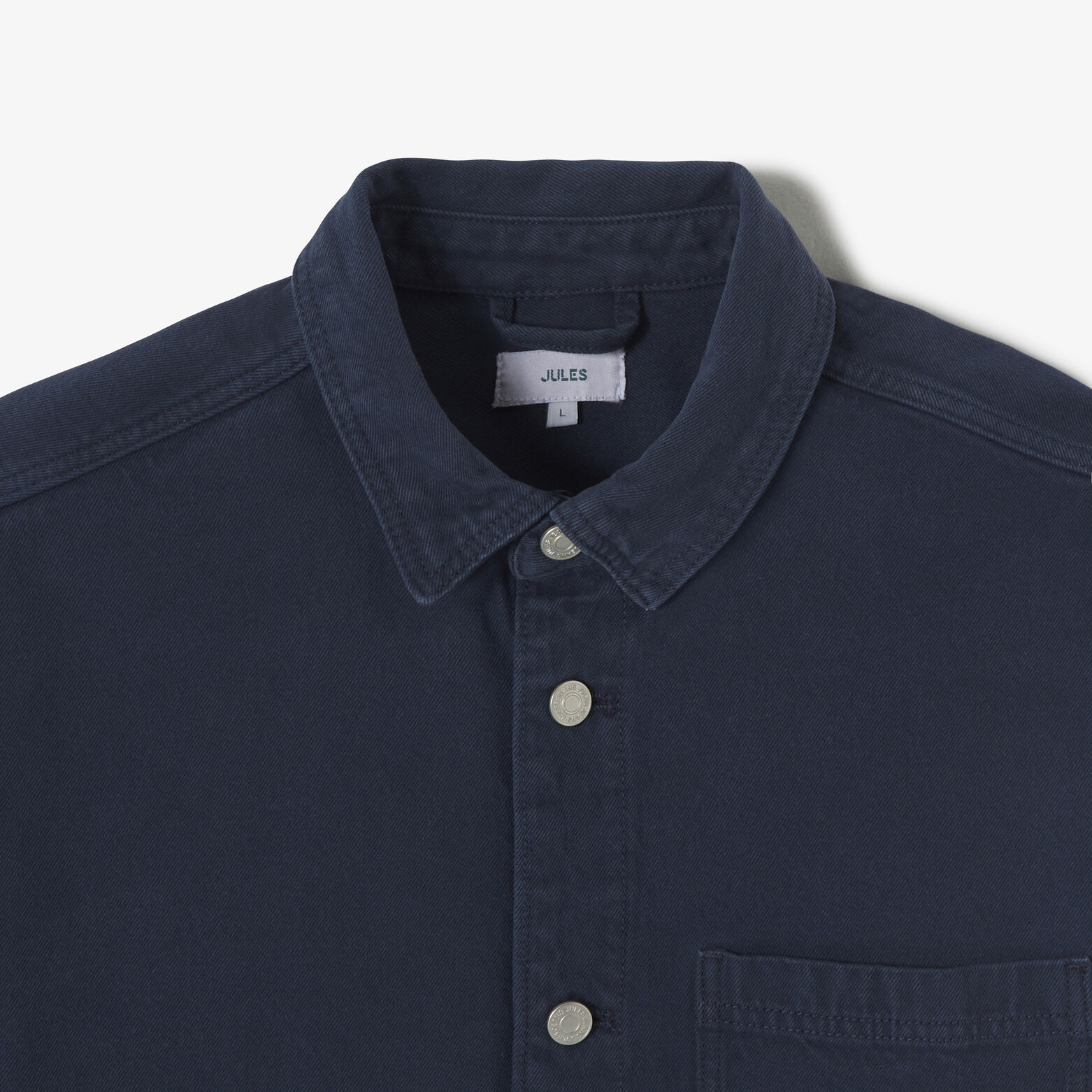 Surchemise en jean coton