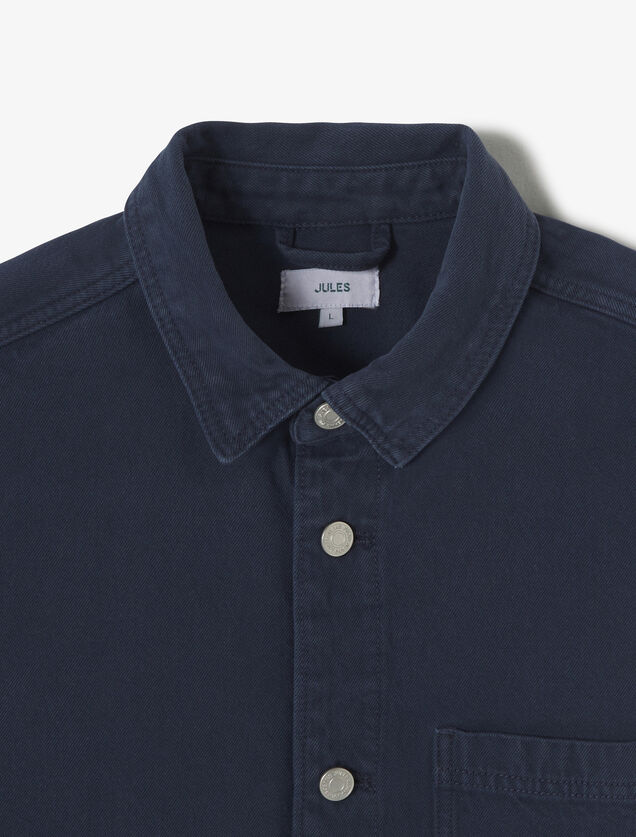 Surchemise en jean coton