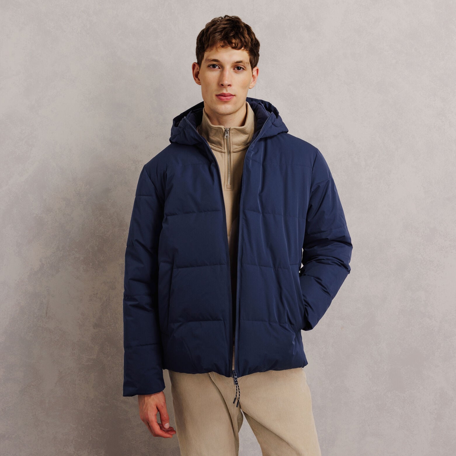 Doudoune &agrave; capuche mati&egrave;re waterproof