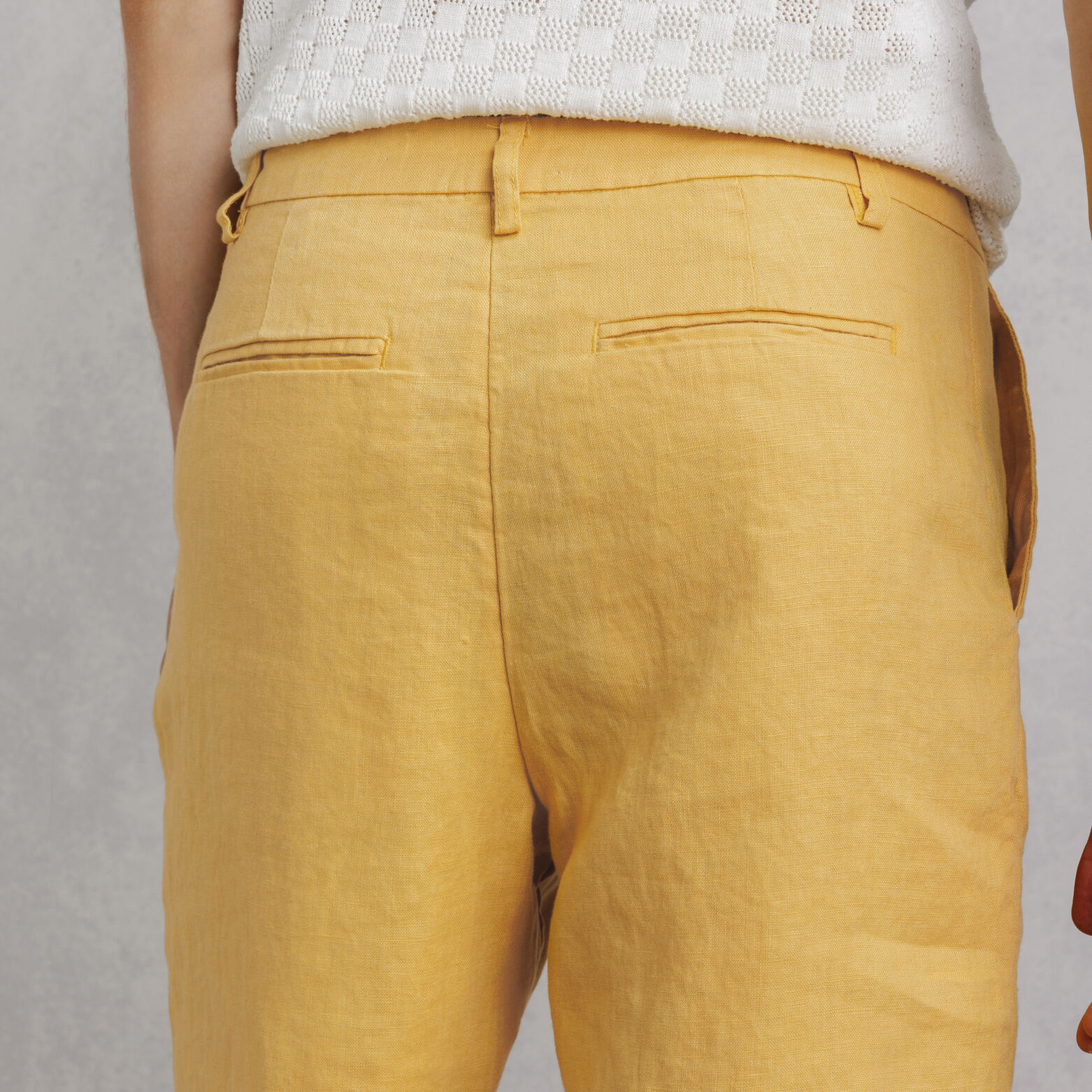 Bermuda chino 100% lin