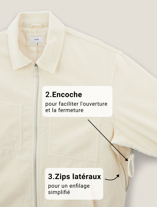 Veste pour personne &agrave; mobilit&eacute; r&eacute;duite