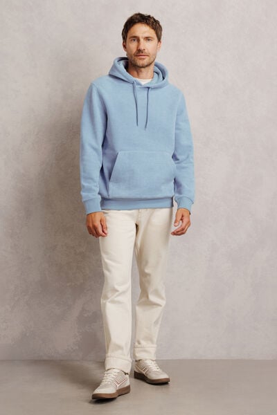 Sweat &agrave; capuche en velours