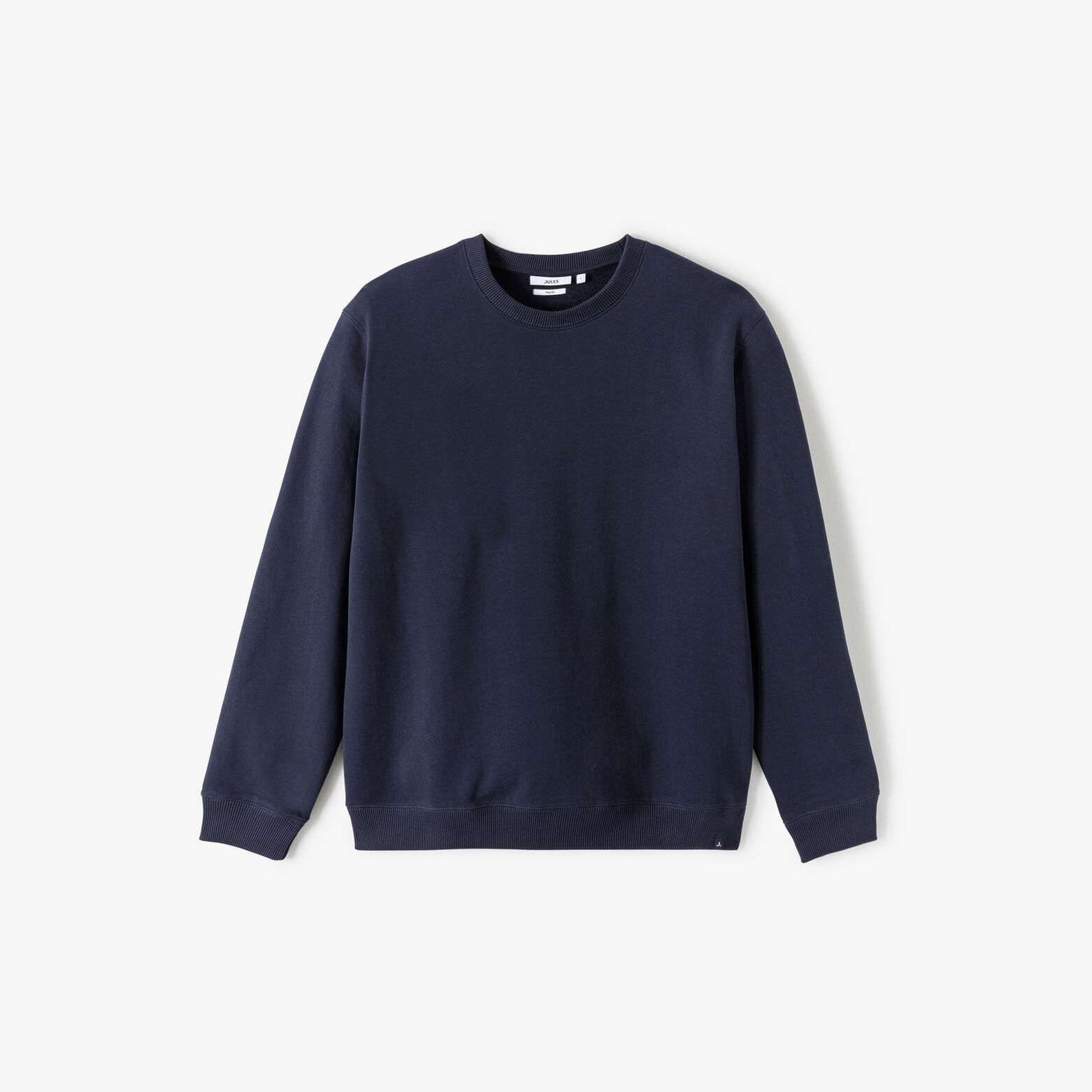 Sweat col rond  molleton uni