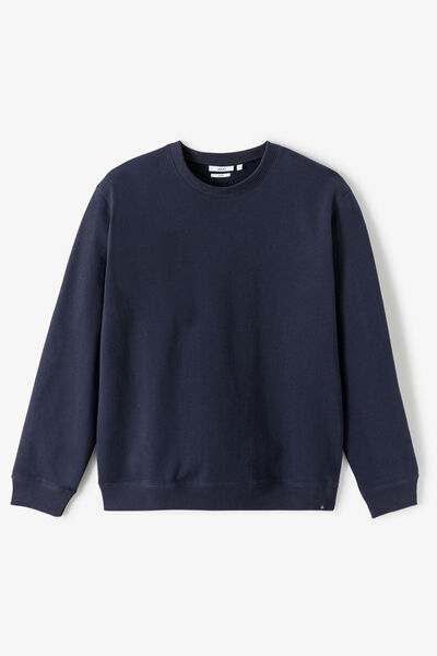 Sweat col rond  molleton uni