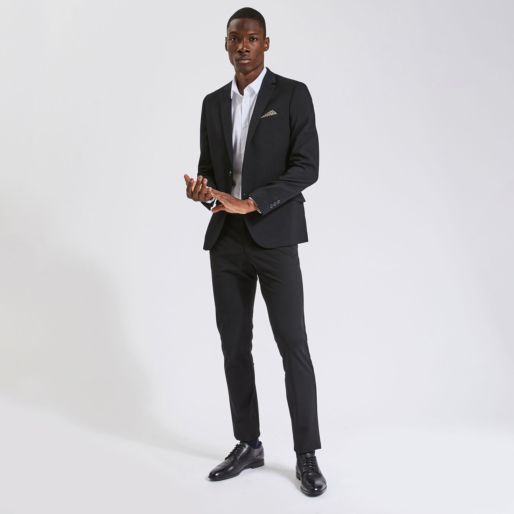 Costume 3 pi ces slim Noir Jules