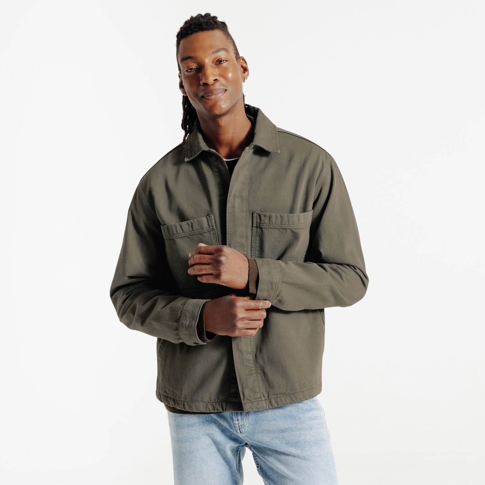 Vest in katoen voor tussenseizoen