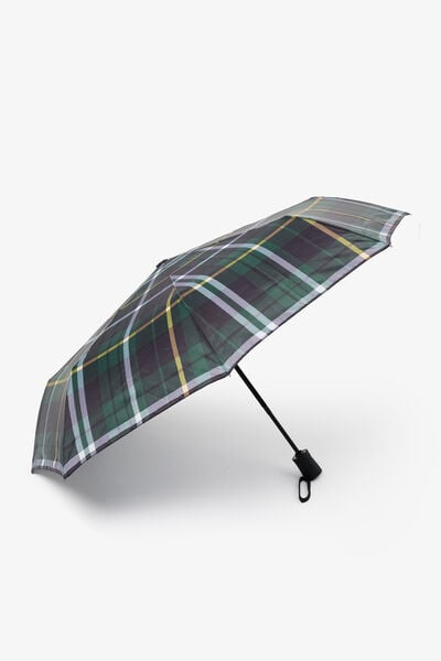 Parapluie &agrave; carreaux