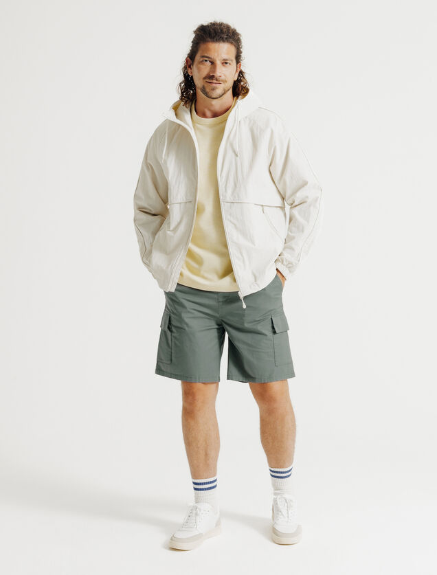 Bermuda cargo mati&egrave;re technique