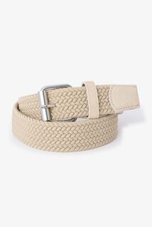 Elastische riem met rolgesp