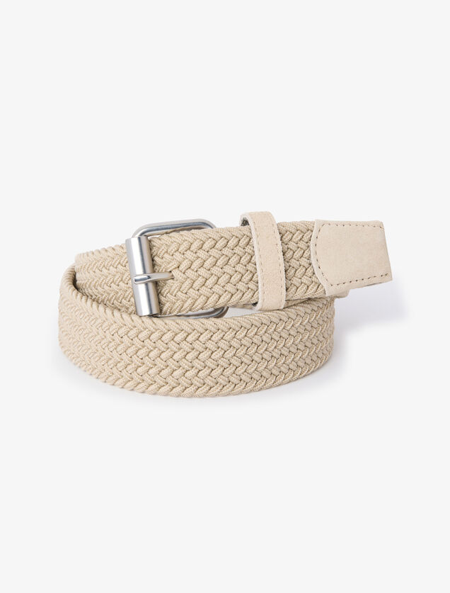 Elastische riem met rolgesp