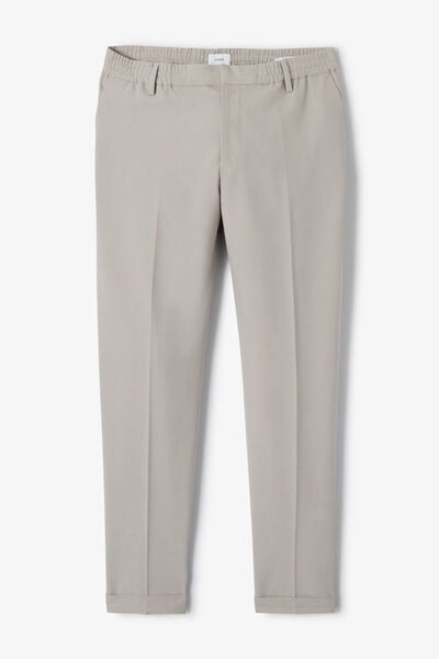 Pantalon tapered taille &eacute;lastiqu&eacute;e