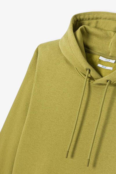 Effen sweater met kap