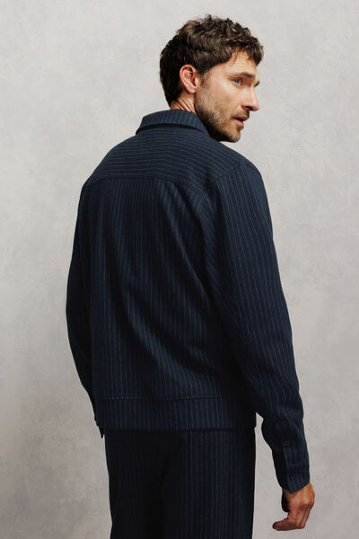 Veste zipp&eacute;e ray&eacute;e