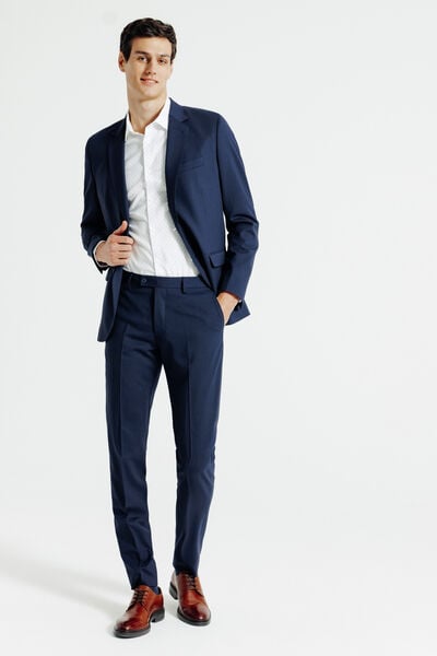 Chemise sans repassage imprim&eacute;e regular