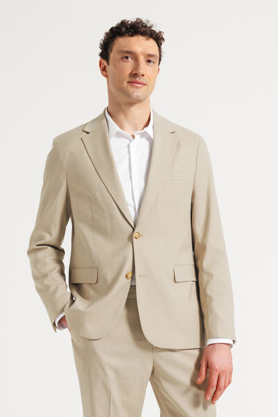 Veste de costume confort tissage twill