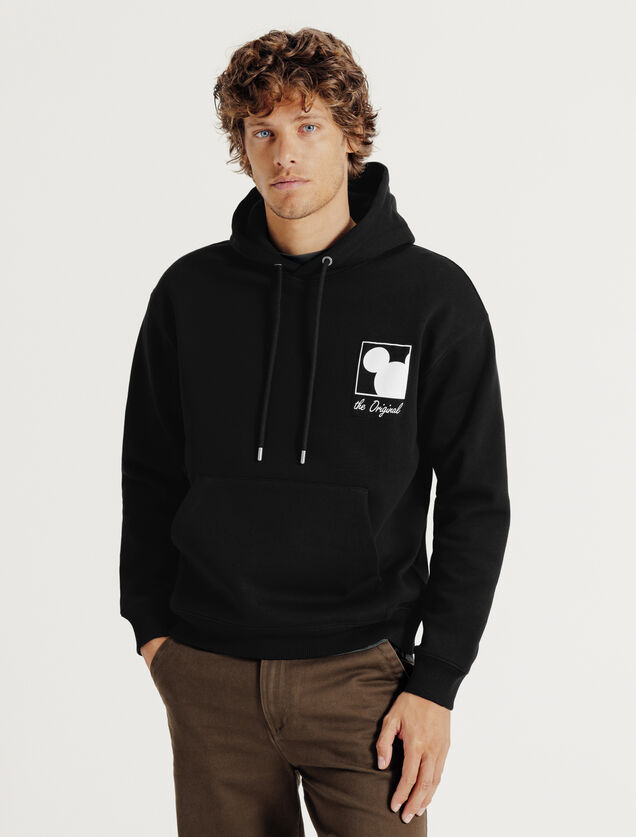 Sweat &agrave; capuche imprim&eacute; licence Mickey