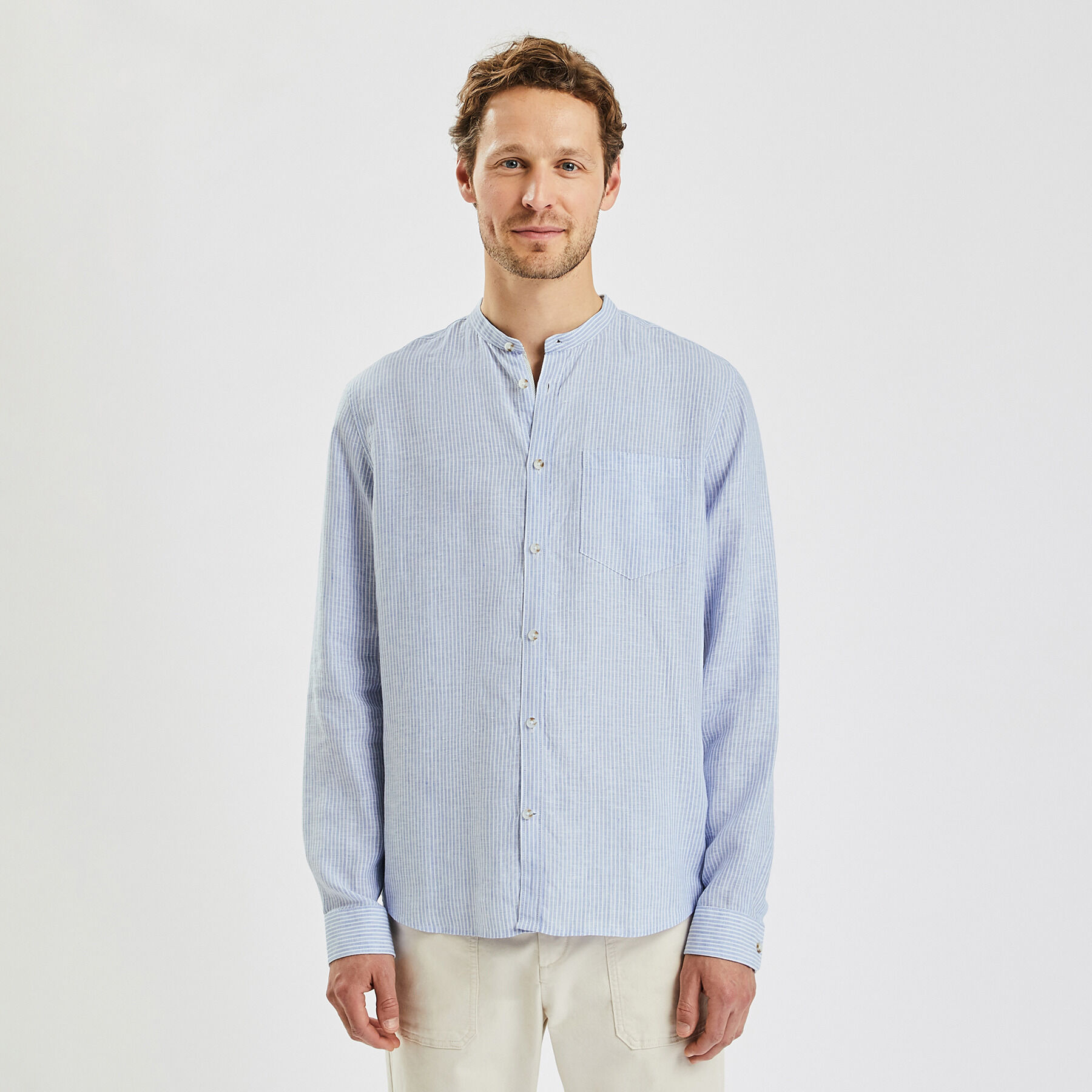 Chemise lin jules sales