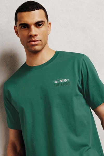 Tee shirt imprim&eacute; et brod&eacute; licence 24H le Mans