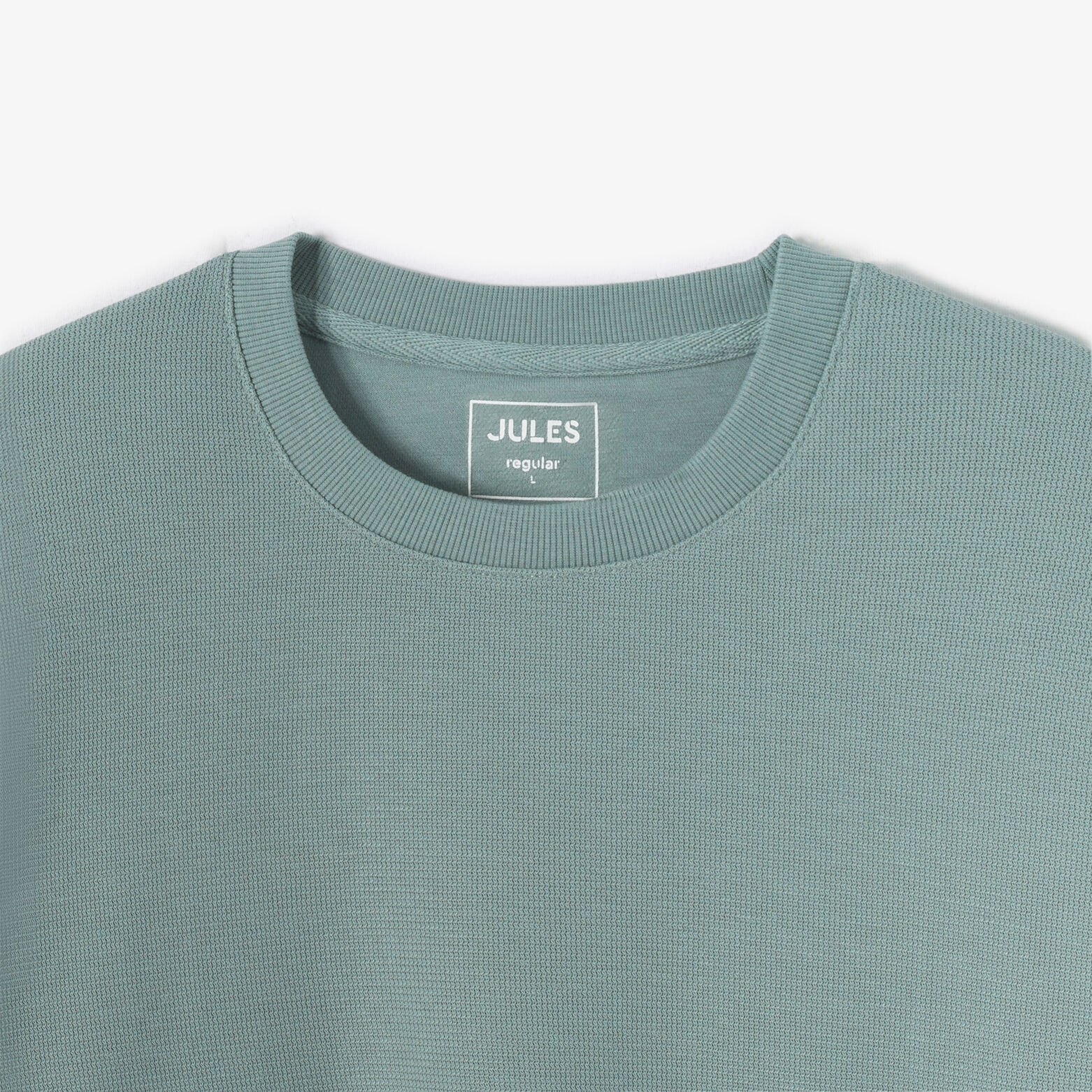 Tee shirt manches longues matière reliéfée