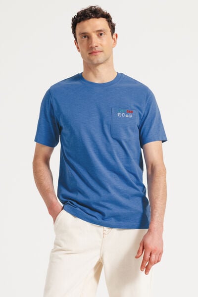 Tee shirt f&ecirc;te des p&egrave;res poche imprim&eacute;e
