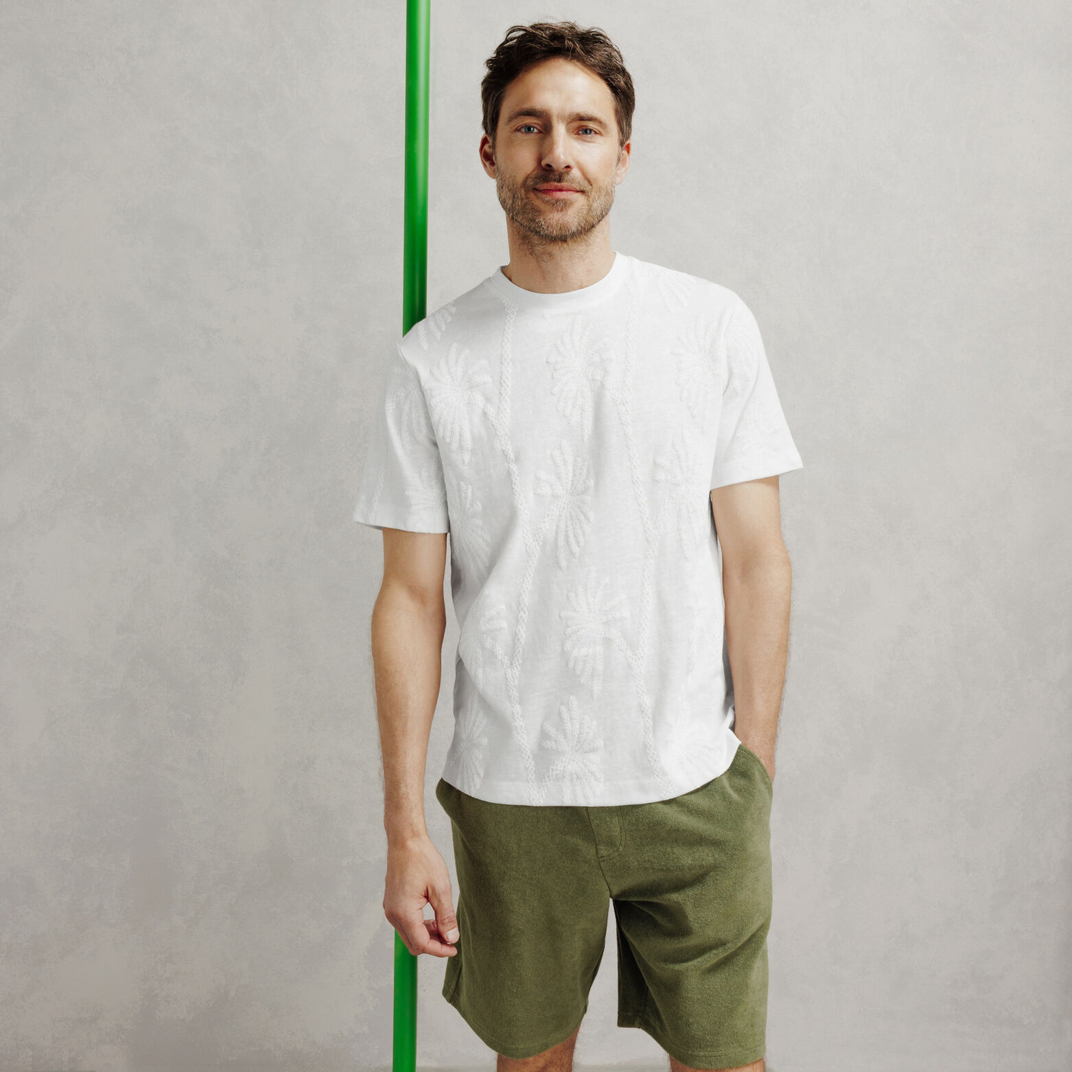 Tee shirt imprim&eacute; palmier