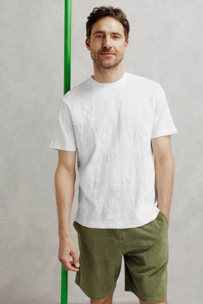 Tee shirt imprim&eacute; palmier