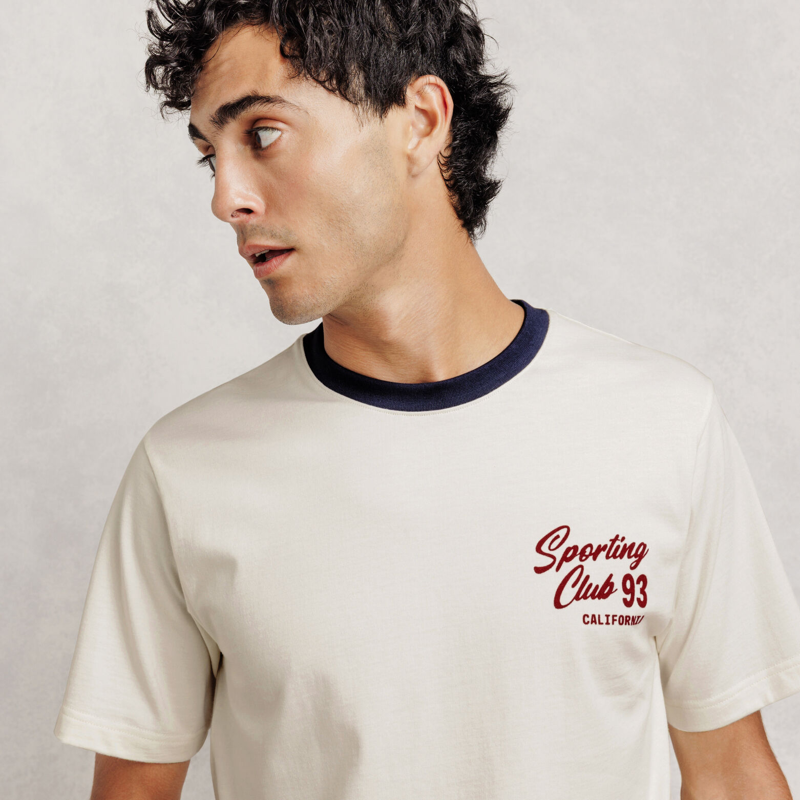 Tee shirt imprim&eacute; devant dos 100% coton