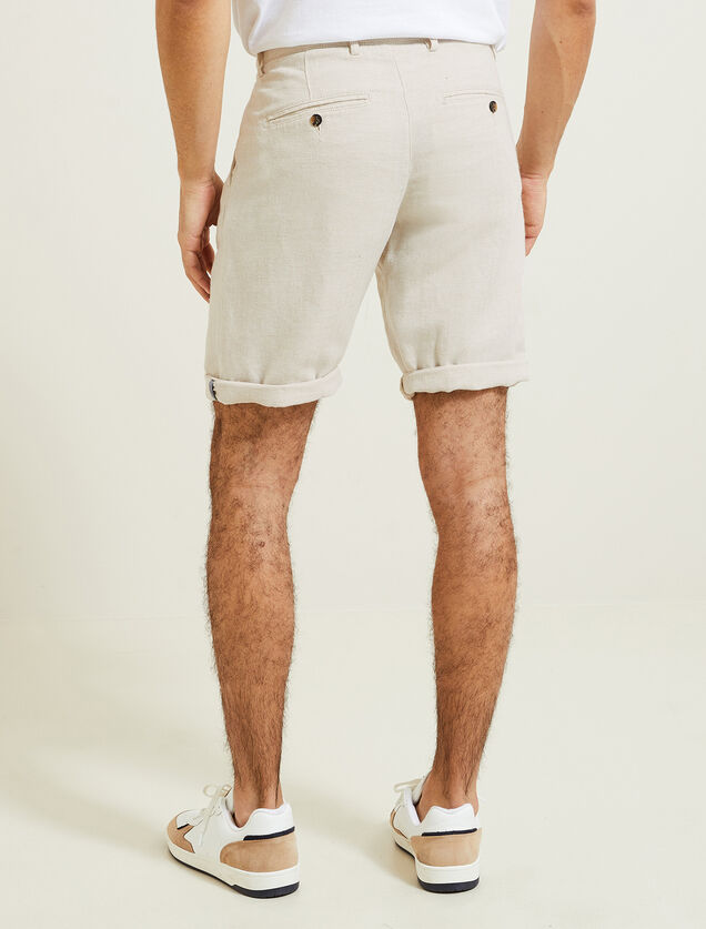 Bermuda à motif chevron