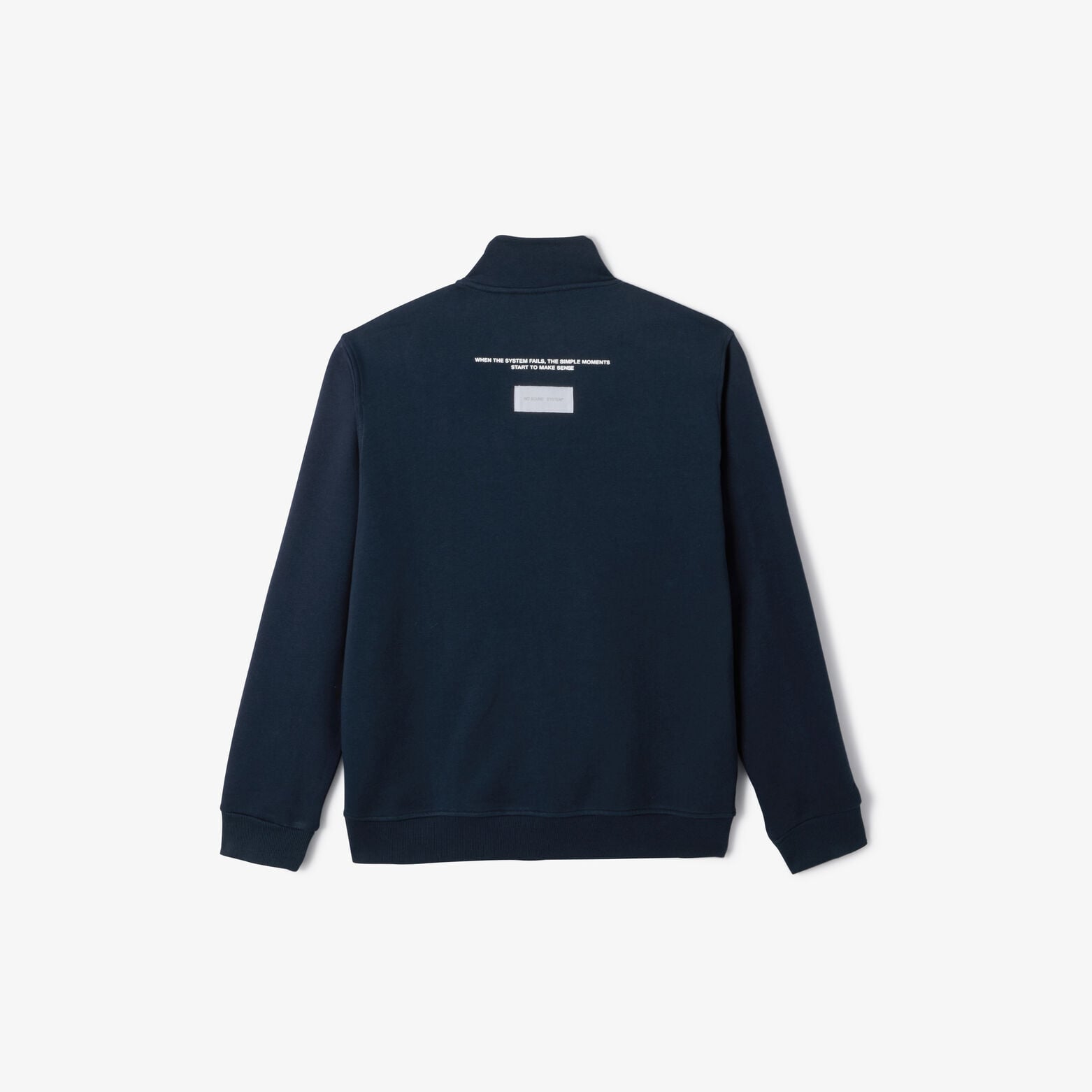 Sweat  zipp&eacute; col montant imprim&eacute;  devant dos