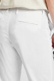 Pantalon chino en coton lin droit