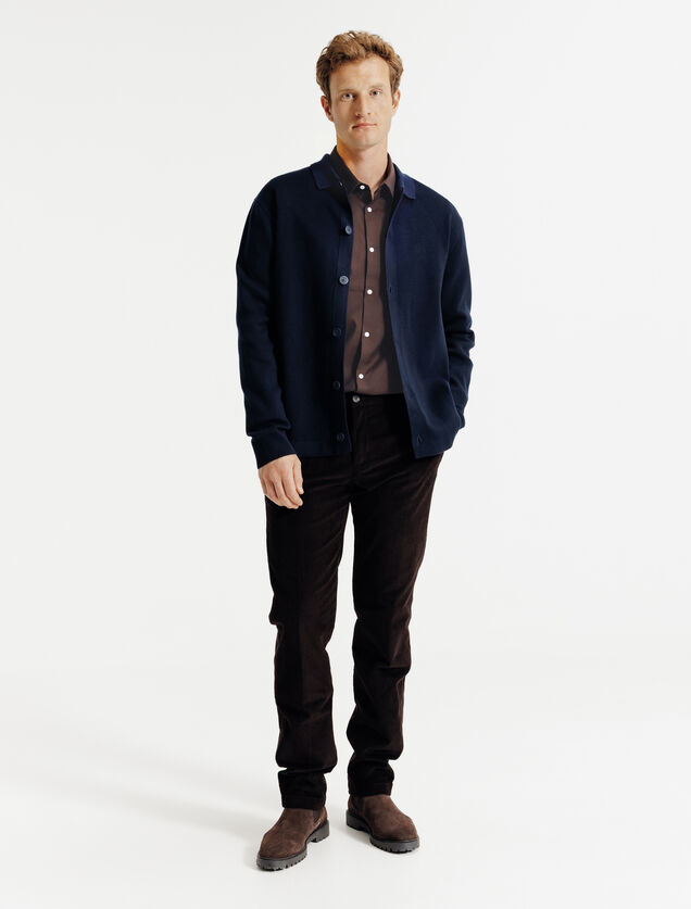 Chemise sans repassage en coton regular