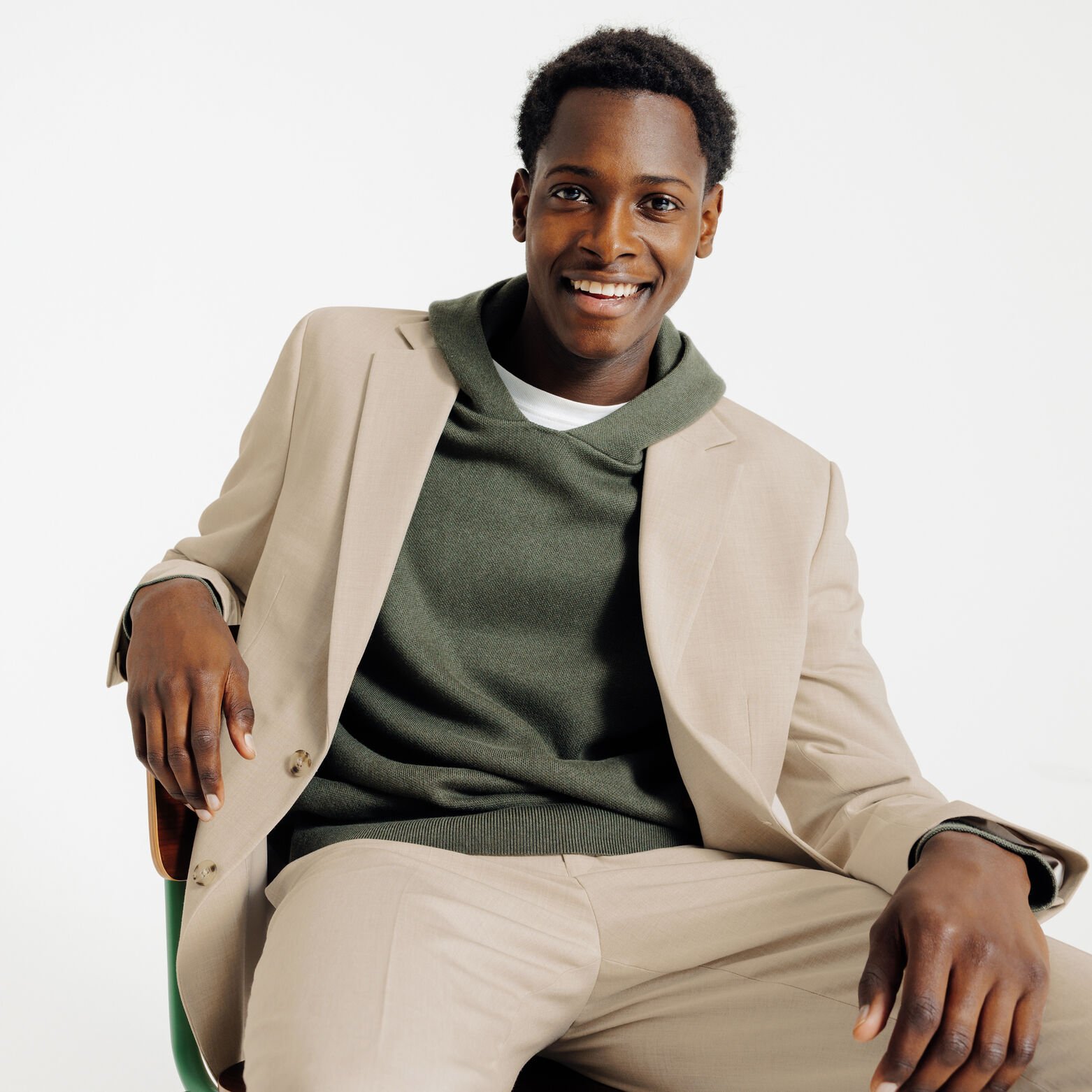 Tweekleurig comfort fit kostuumvest