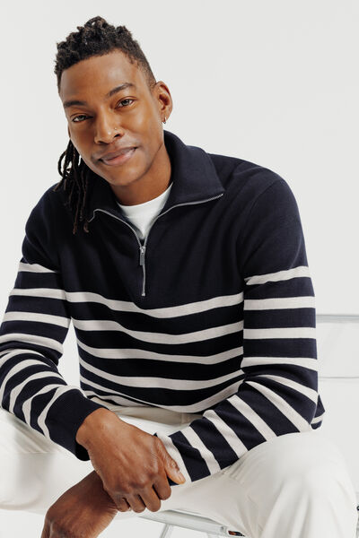 "Le Parfait by JULES" trui met truckerskraag