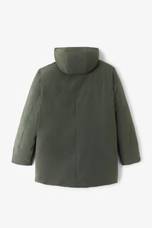 Parka longue &agrave; capuche