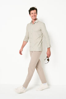 Chemise en maille coton slim