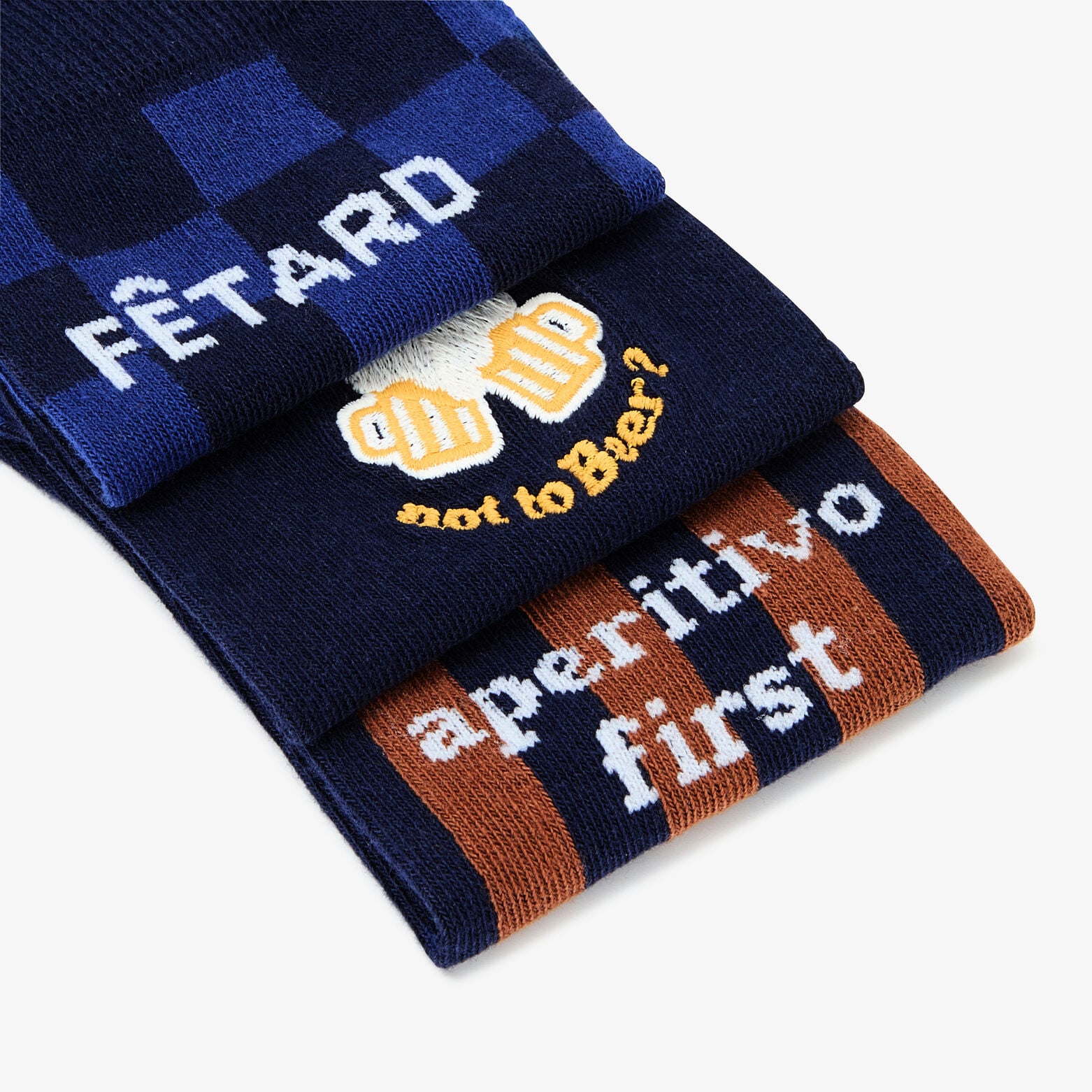 Coffret 3 paires de chaussettes fantaisie