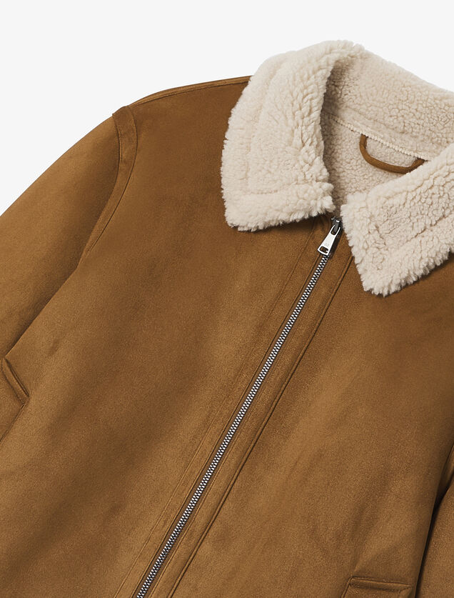 Blouson bombardier en sherpa