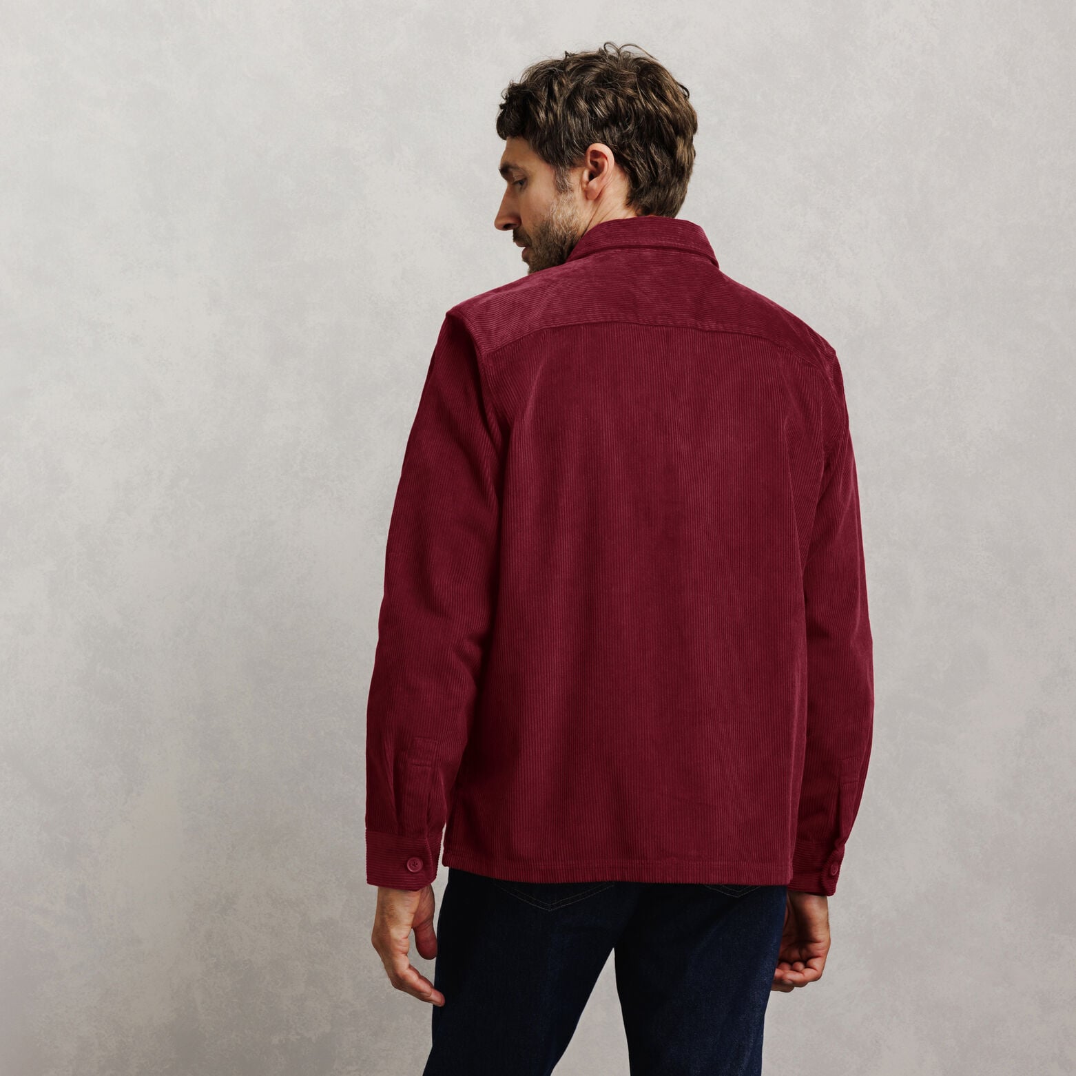 Surchemise en velours unie