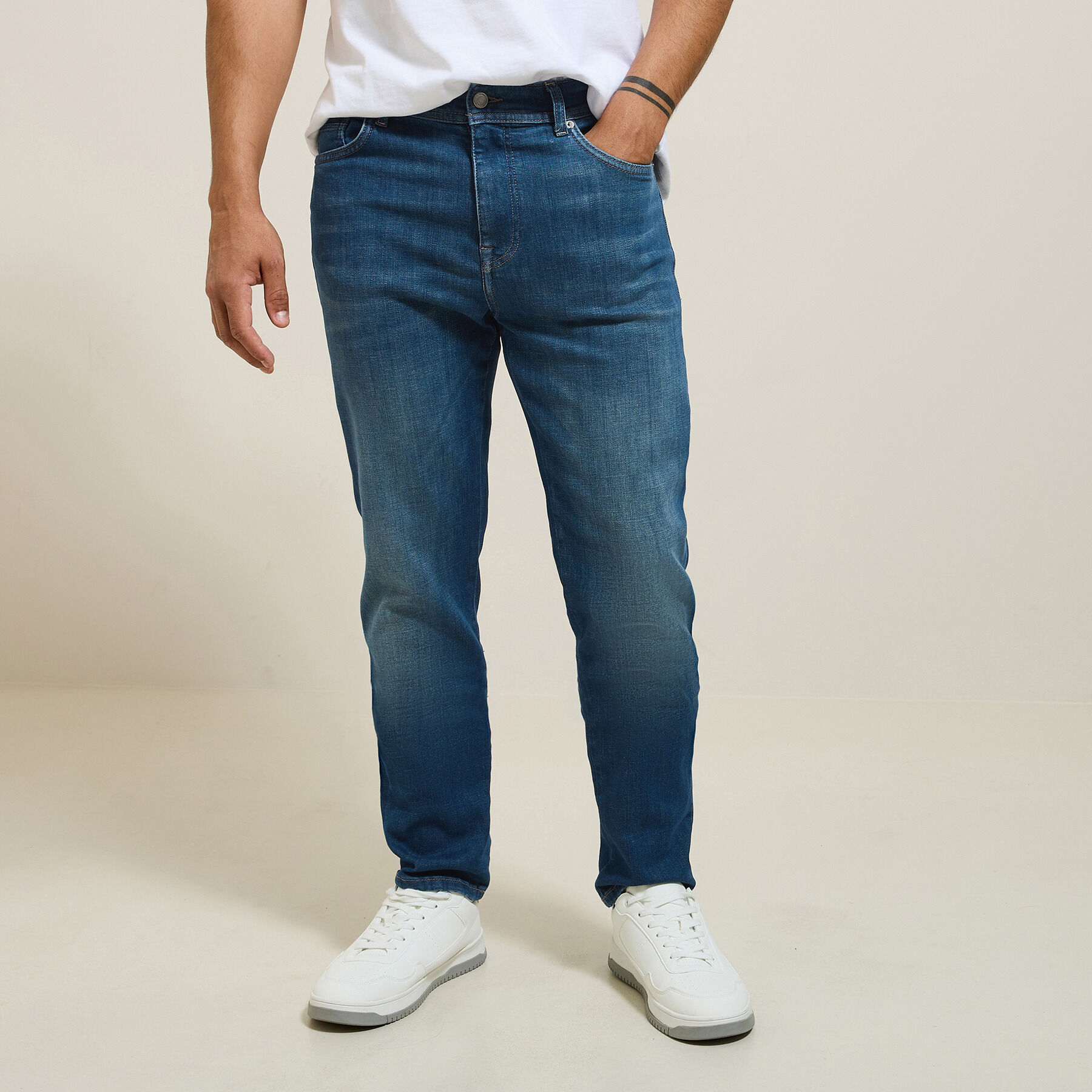 Jeans homme regular droit cheap