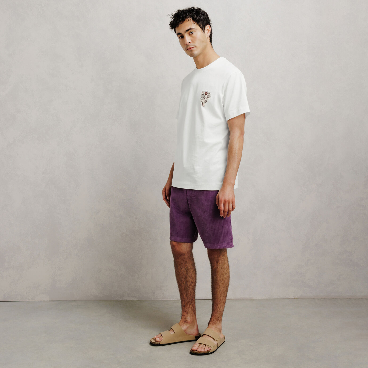 Tee shirt imprim&eacute; poitrine