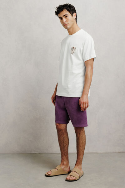 Tee shirt imprim&eacute; poitrine