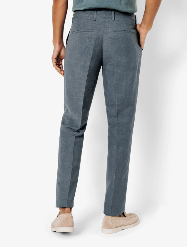 Pantalon de costume contenant du lin