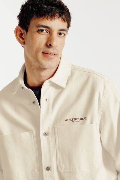 Surchemise coton unie