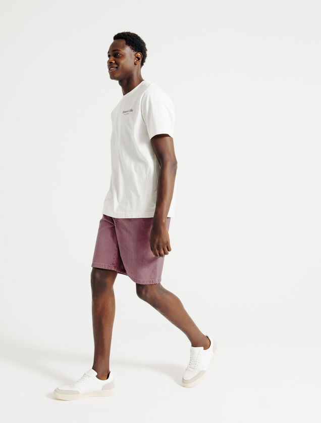 Bermuda taille élastiquée