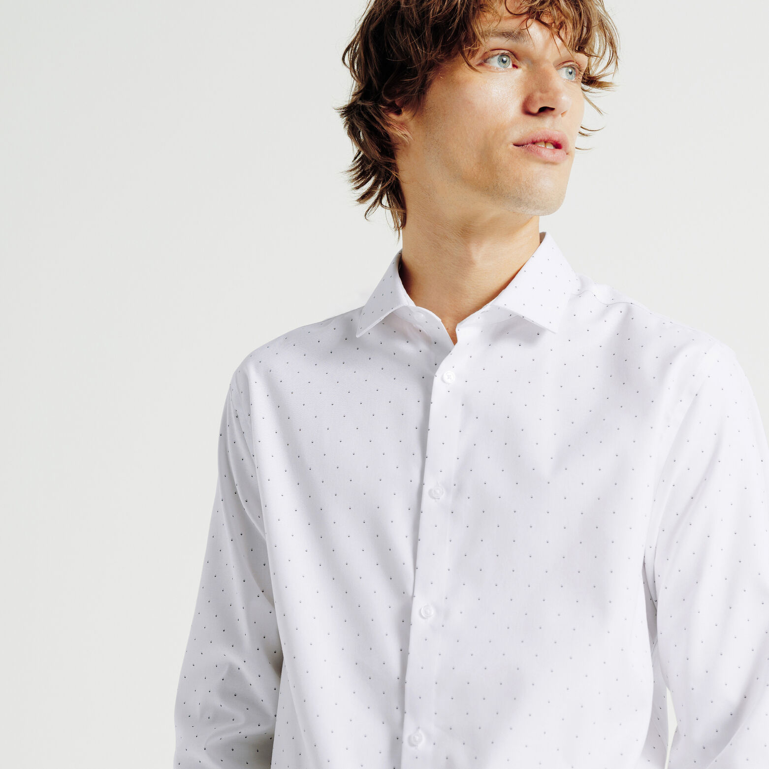 Chemise sans repassage imprimée regular