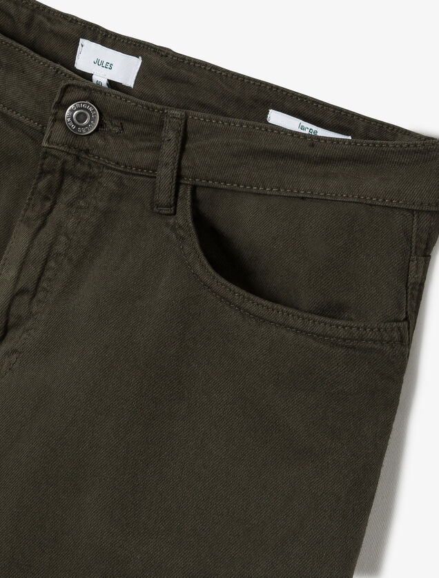 Pantalon chino large léger en coton